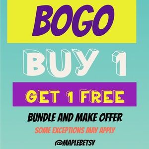 BOGO sale all March!